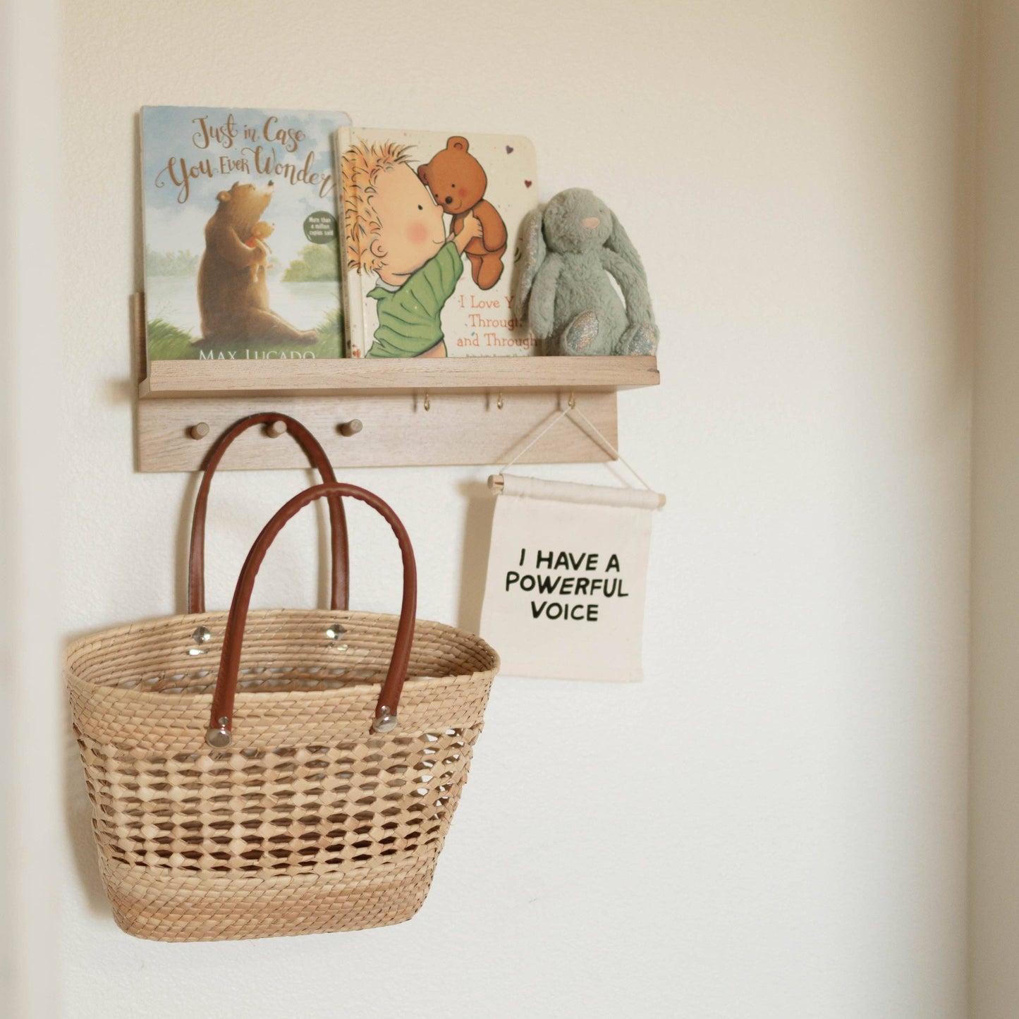 Powerful Voice Canvas Hang Sign