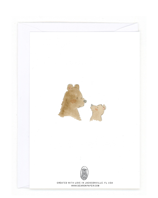 "Papa Bear" Card