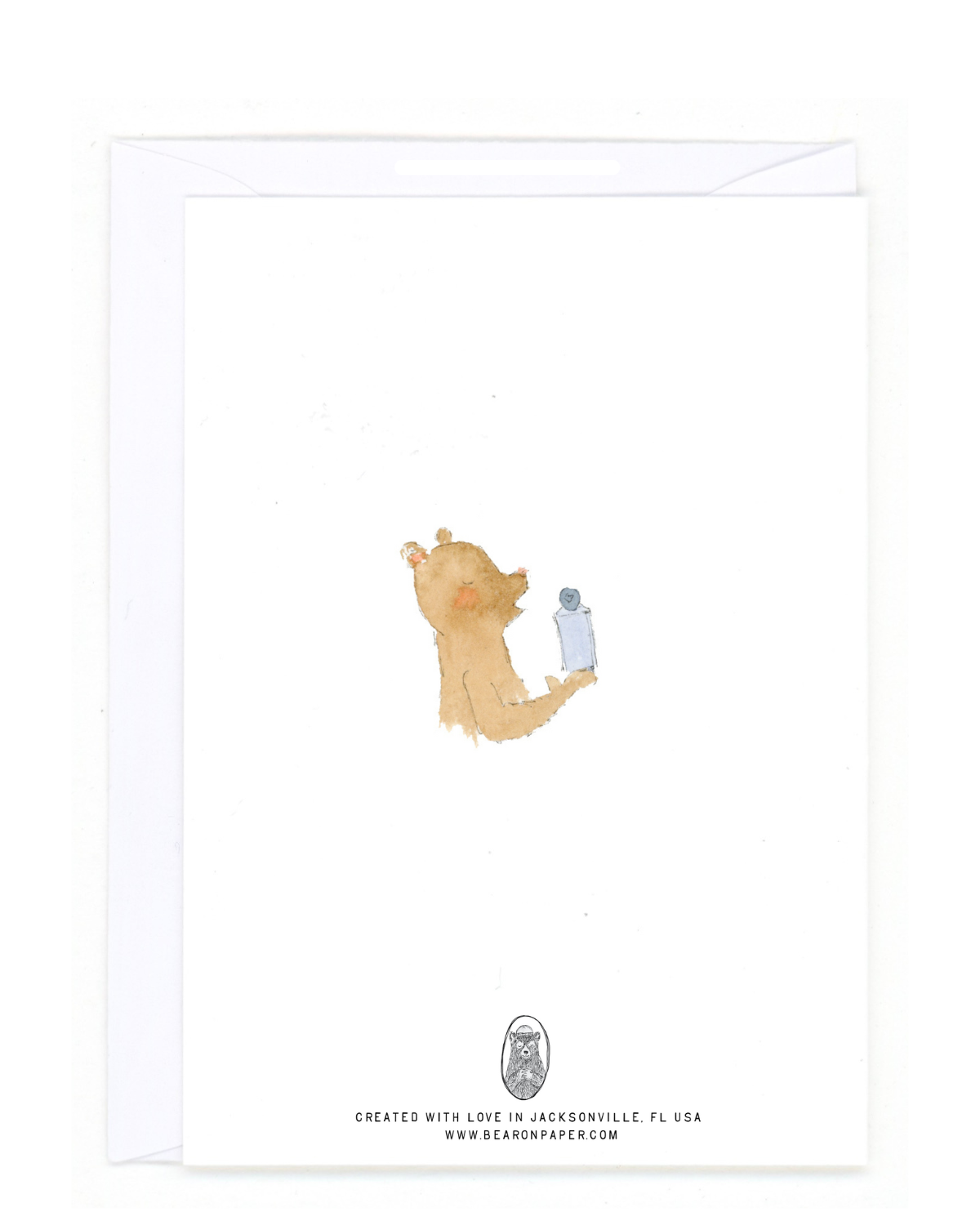 "Bear's Birthday Cake" Card