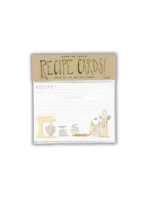Baking Recipe Cards