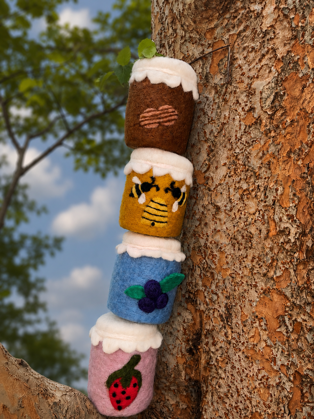 Daisy Lane Jams - Felt Toy Jars
