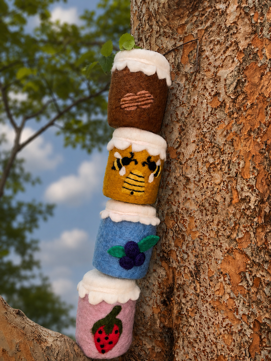 Daisy Lane Jams - Felt Toy Jars