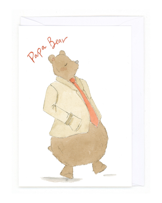 "Papa Bear" Card
