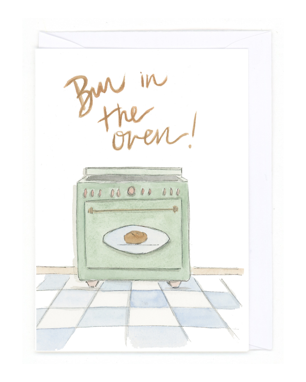 "Bun in Oven" Card